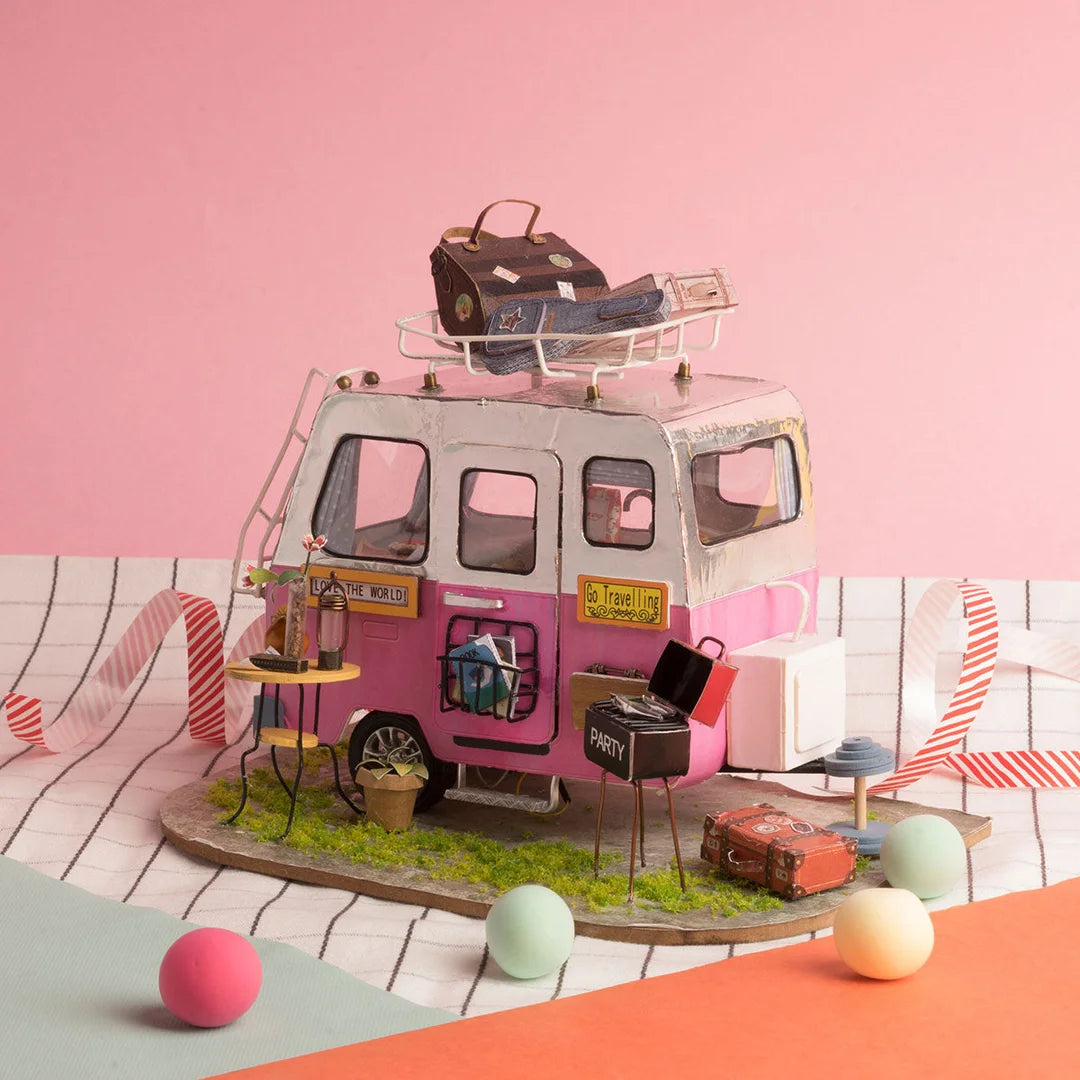 Happy Camper DIY Miniature Camping Car Dollhouse