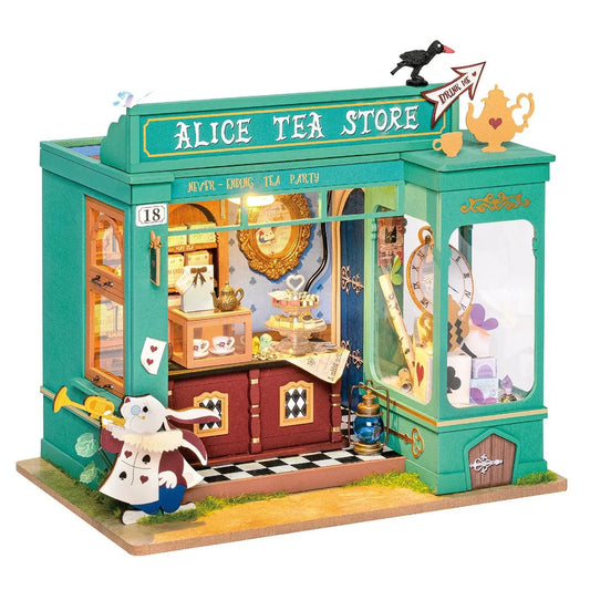 Alice's Tea Store DIY Miniature Dollhouse