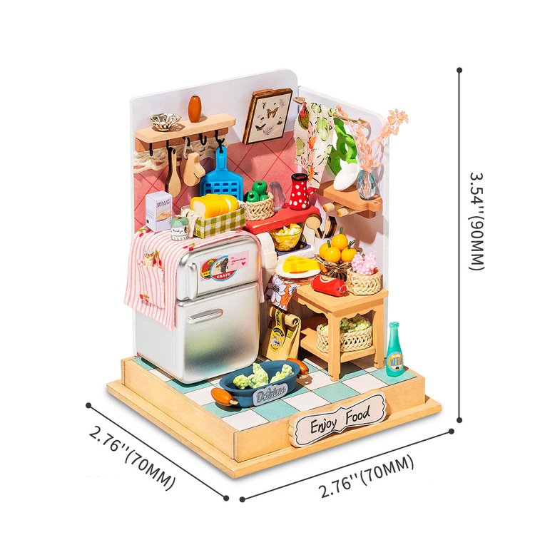 Taste Life Kitchen DIY Miniature Room Kit