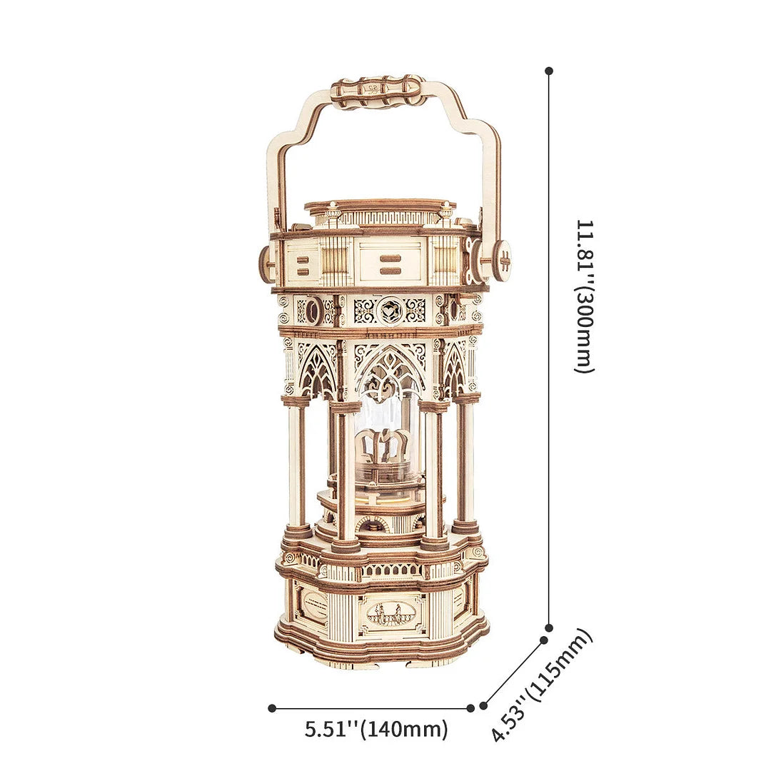 Victorian Lantern 3d Wooden Puzzle