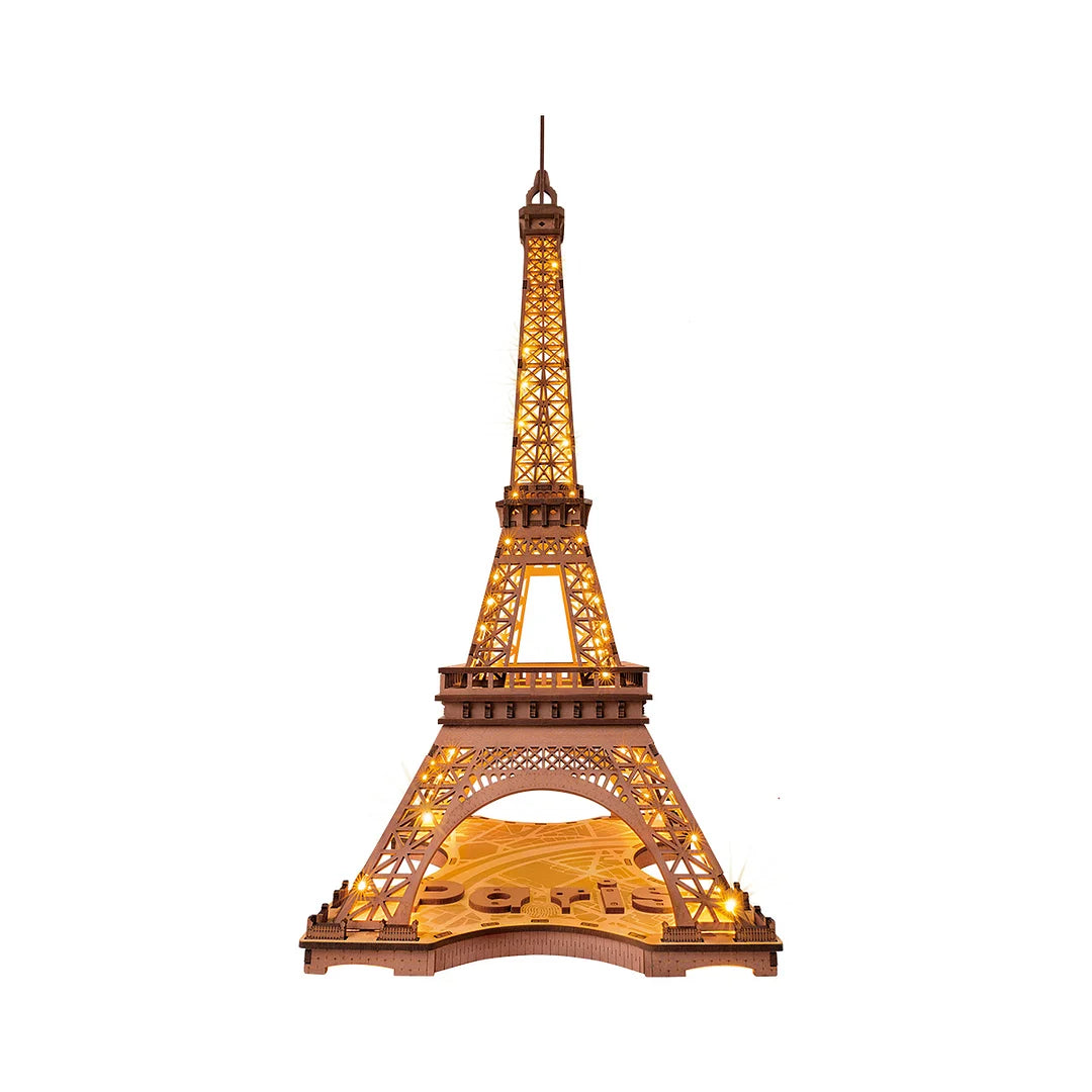 Night of the Eiffel Tower 3D Wooden Puzzle