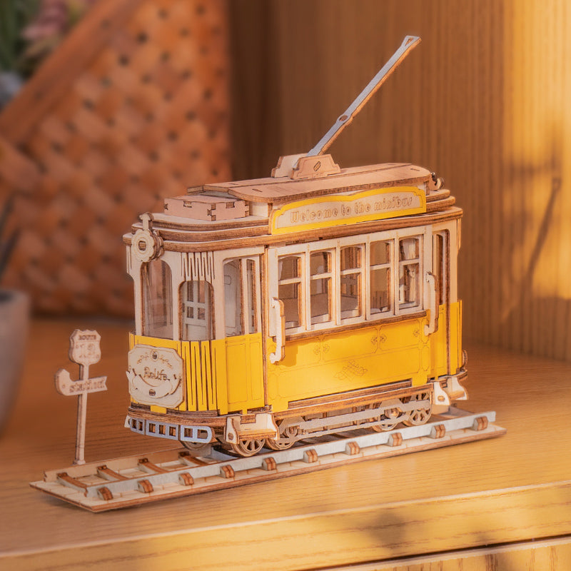 Historical Tramcar 3D Wooden Puzzle