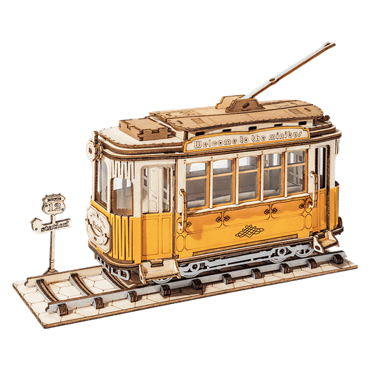 Historical Tramcar 3D Wooden Puzzle