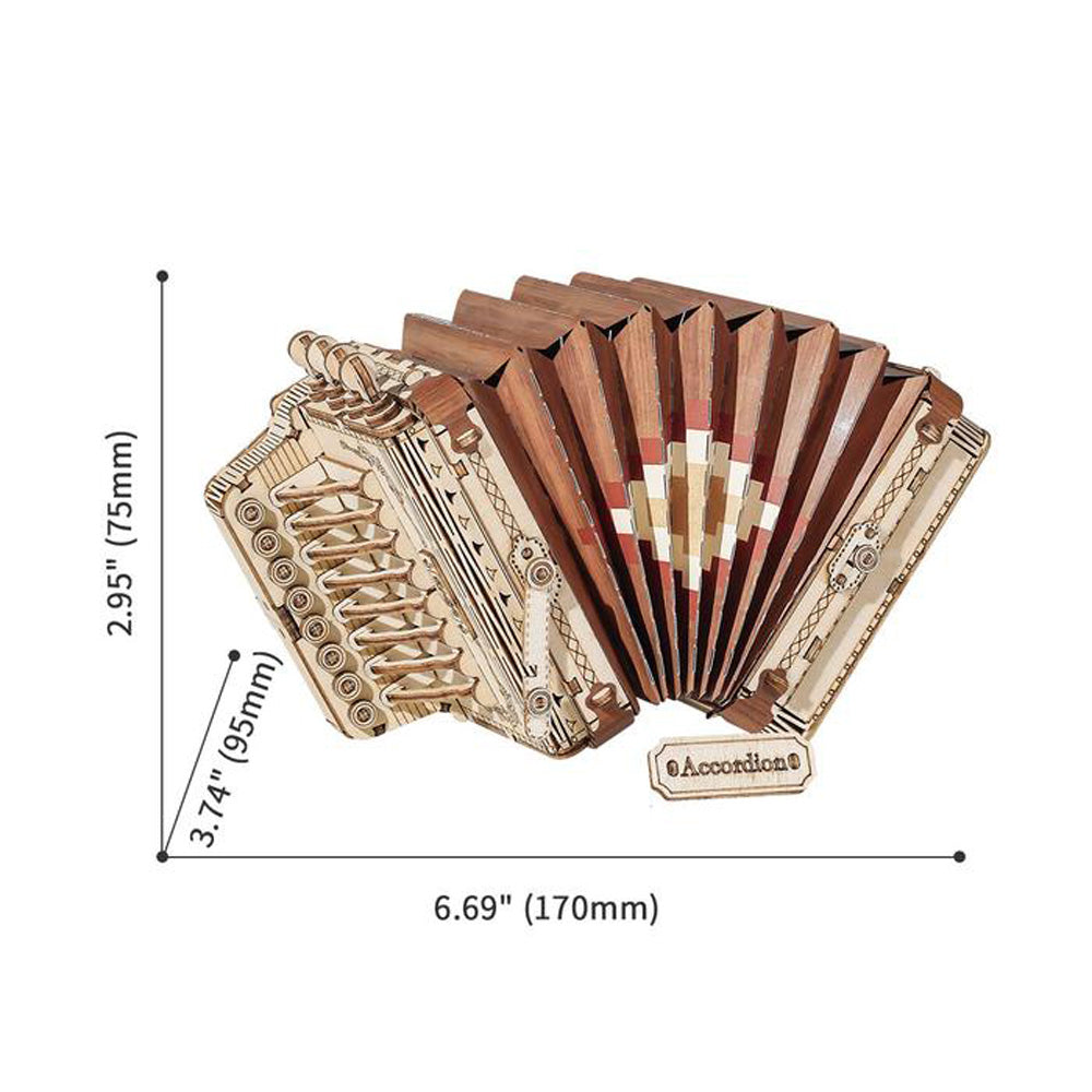 Accordion 3D Wooden Puzzle