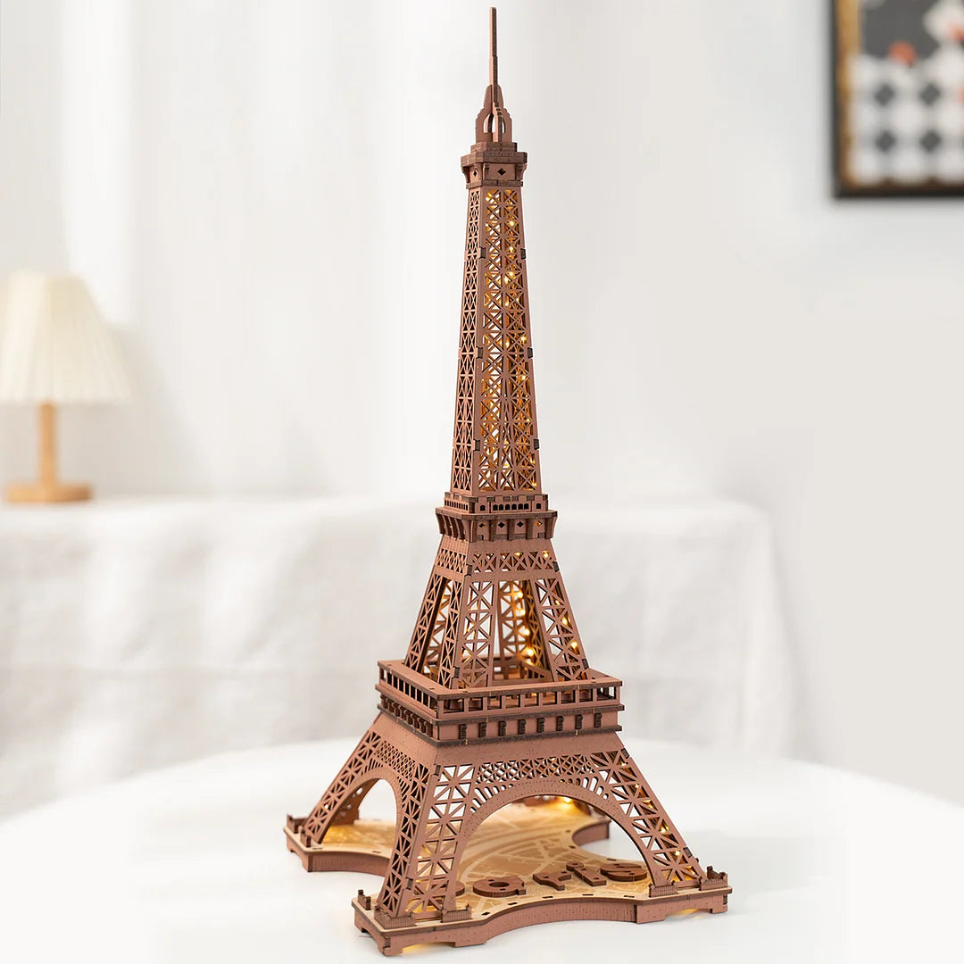 Night of the Eiffel Tower 3D Wooden PuzzleNight of the Eiffel Tower 3D Wooden Puzzle