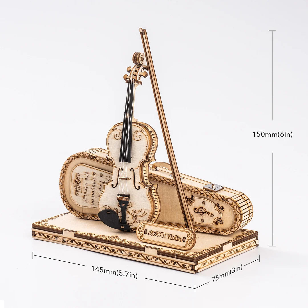 Violin Capriccio Model 3D Wooden Puzzle