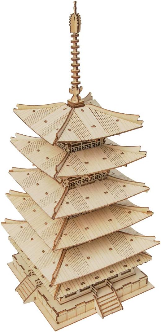 Five-Storied Pagoda 3D Wooden Puzzle