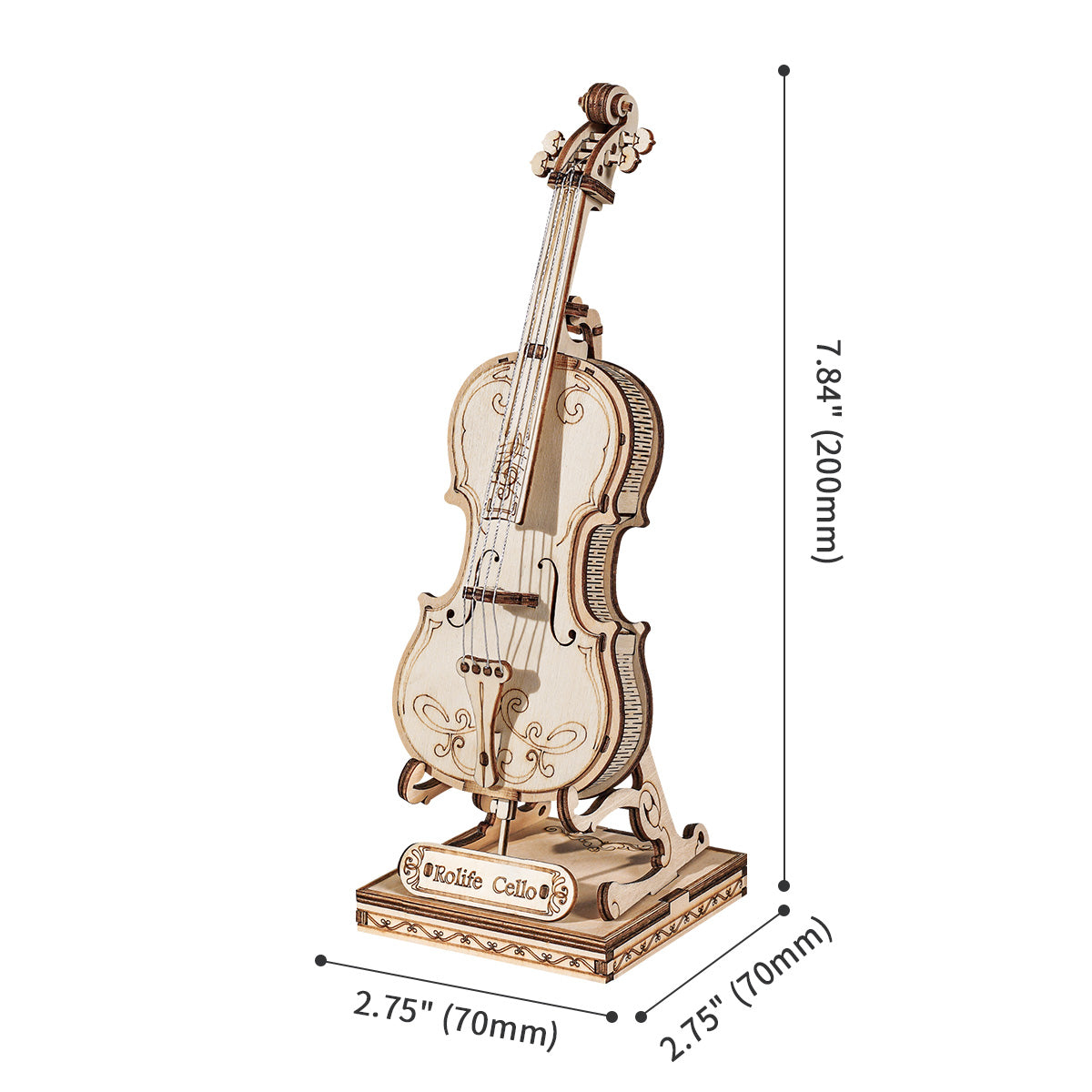 Cello 3D Wooden Puzzle