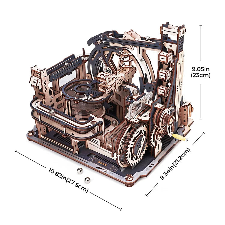 Marble Spaceport Marble Run 3D Wooden Puzzle