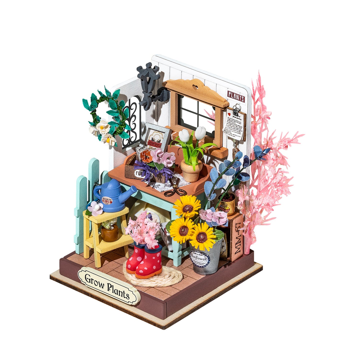 Dreaming Terrace Garden DIY Miniature Room Kit