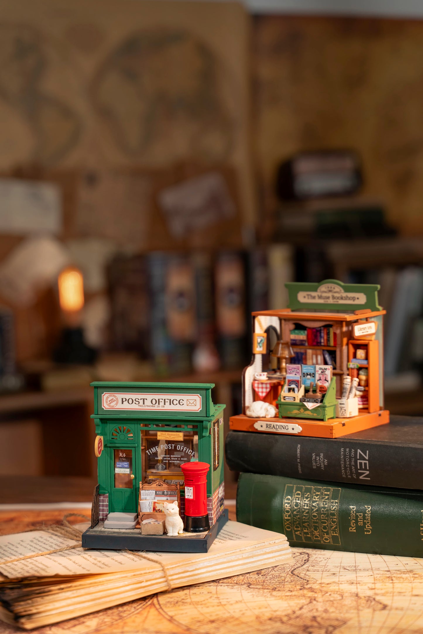 The Muse Bookshop DIY 3D Miniature Dollhouse