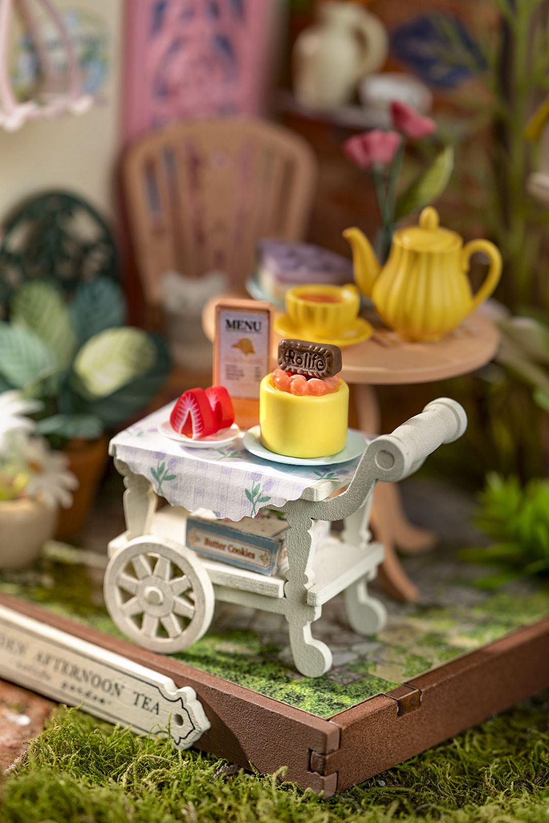 Fancy Tea Yard DIY 3D Miniature Dollhouse