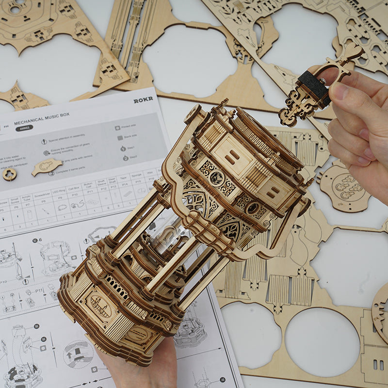 Victorian Lantern 3d Wooden Puzzle