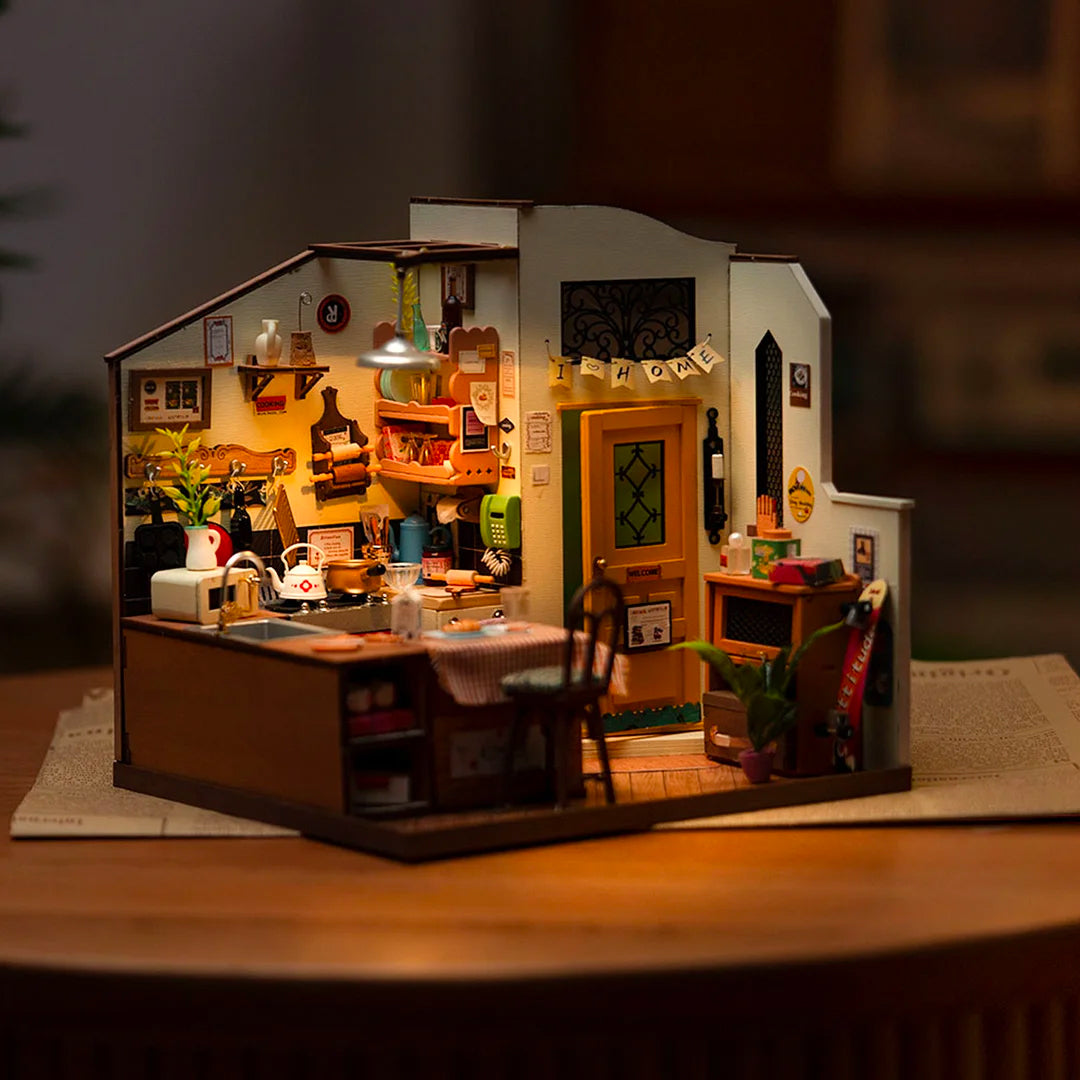 Cozy Kitchen DIY Miniature House Kit