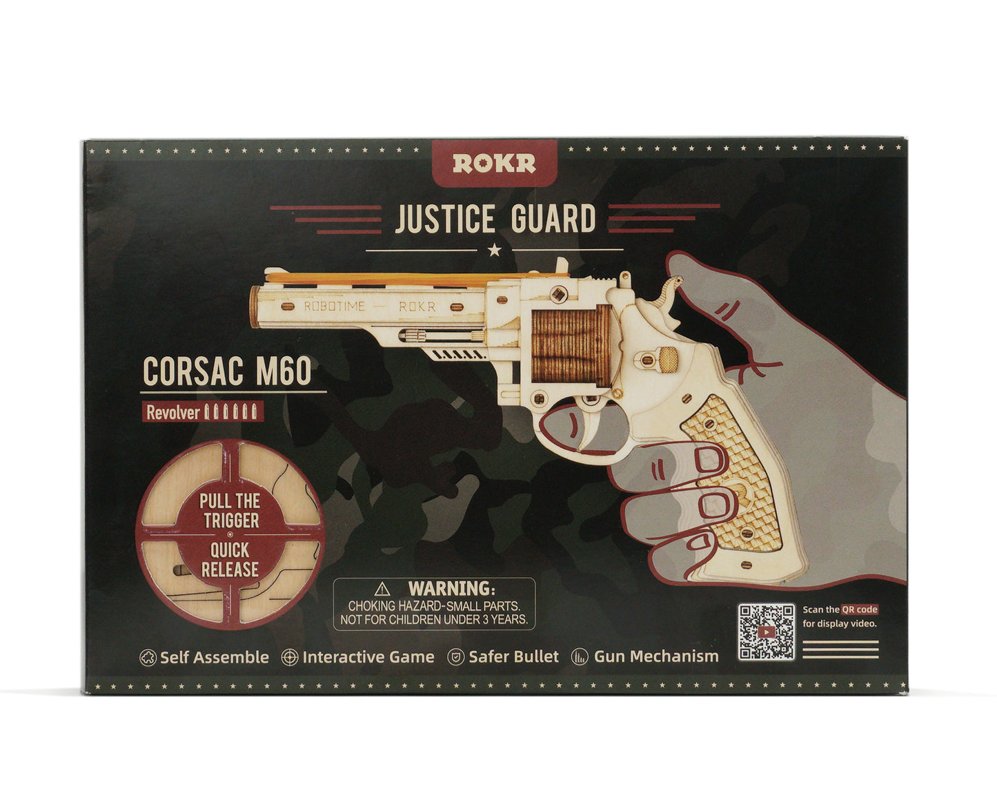 Corsac M60 Justice Guard DIY 3D Wooden Gun