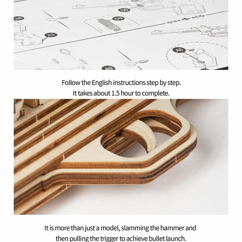 Corsac M60 Justice Guard DIY 3D Wooden Gun