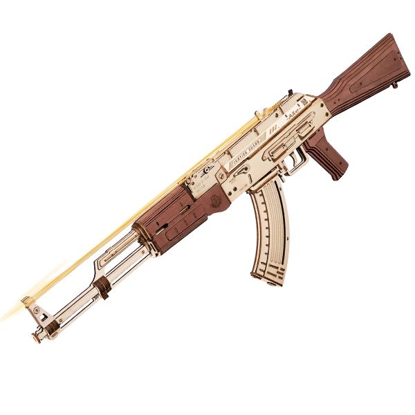 AK-47 Assault Rifle Toy Gun 3D Wooden Puzzle