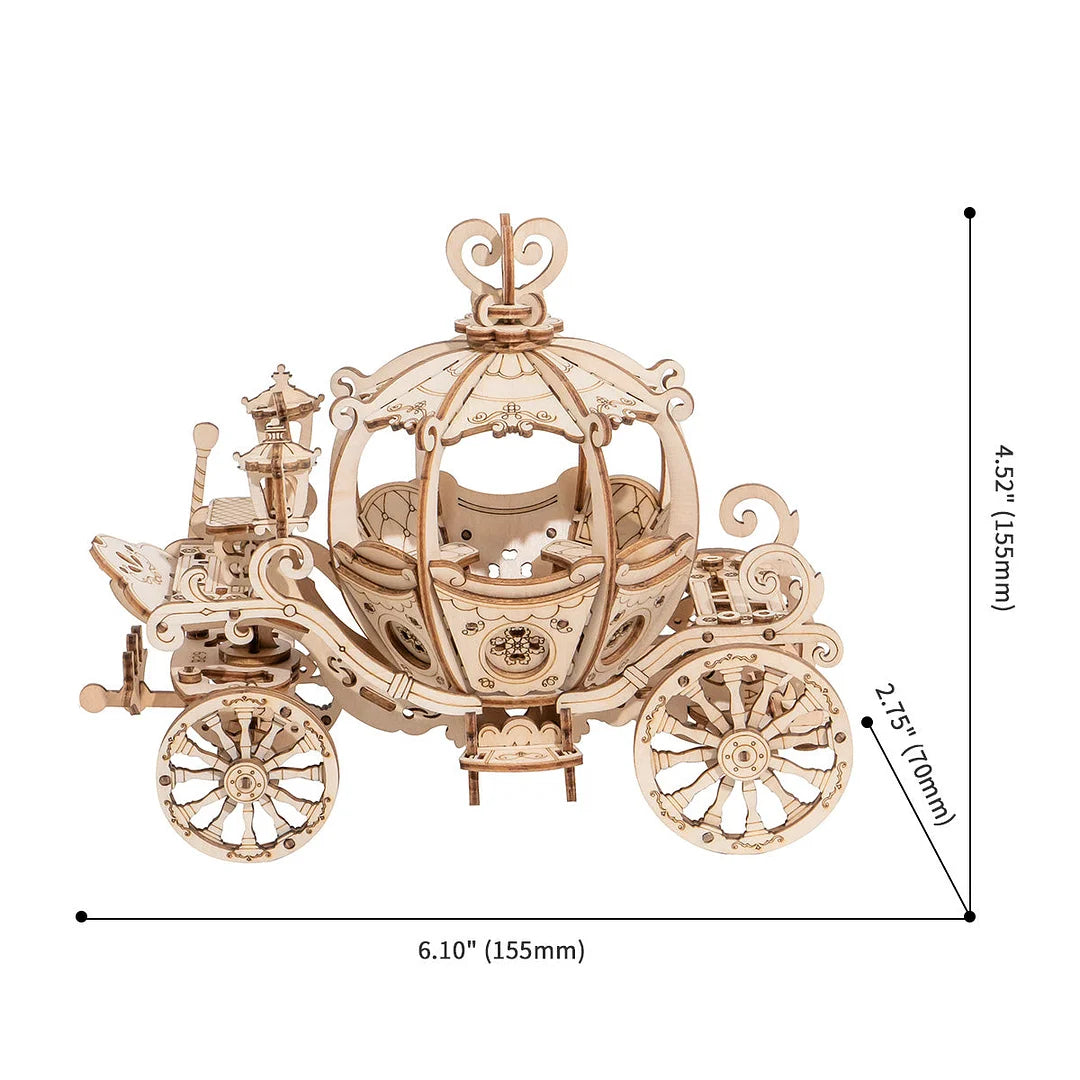 Pumpkin Carriage 3D Wooden Puzzle