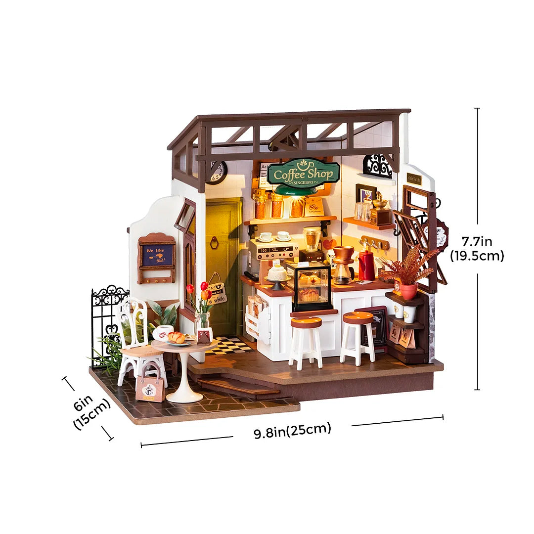 Flavory Café DIY Miniature House Kit