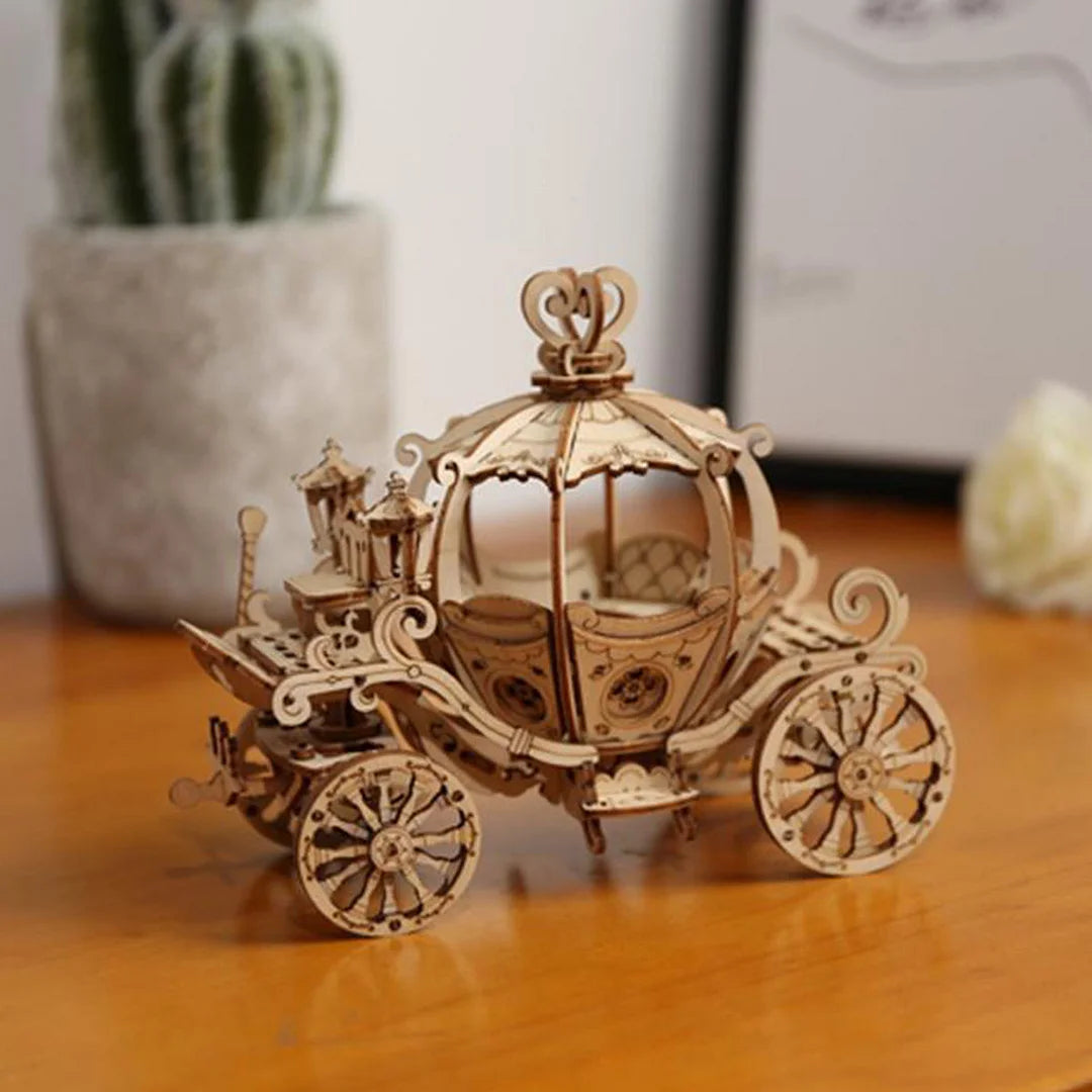 Pumpkin Carriage 3D Wooden Puzzle