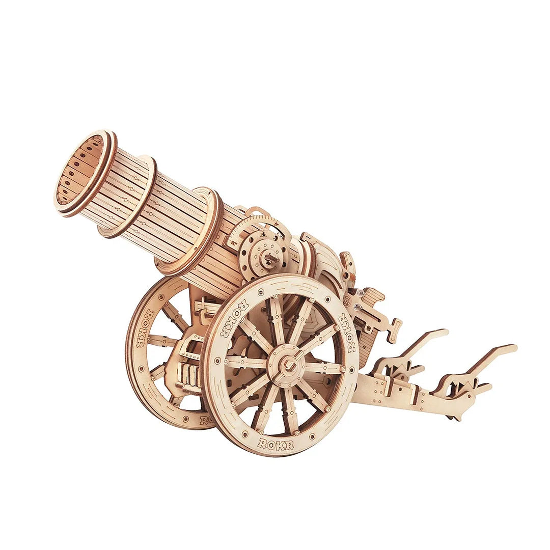 Wheeled Siege Artillery 3D Wooden Puzzle