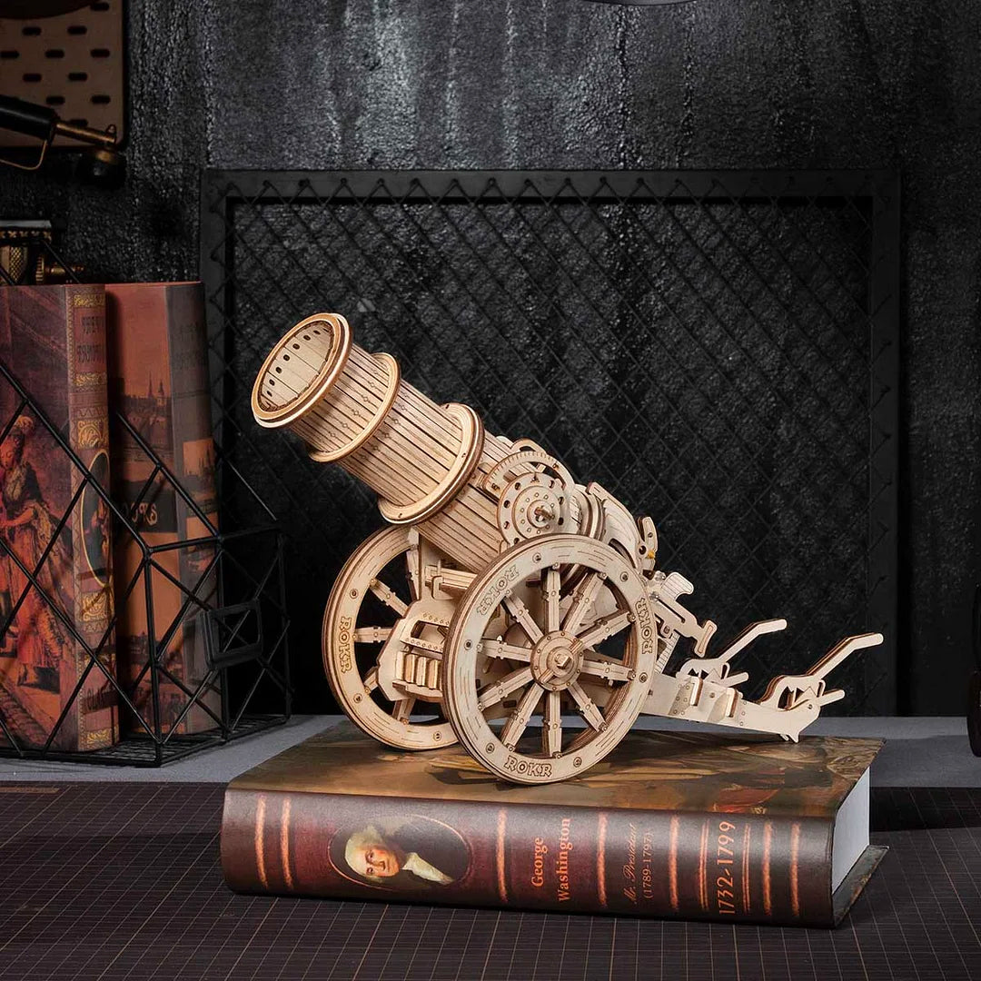 Wheeled Siege Artillery 3D Wooden Puzzle