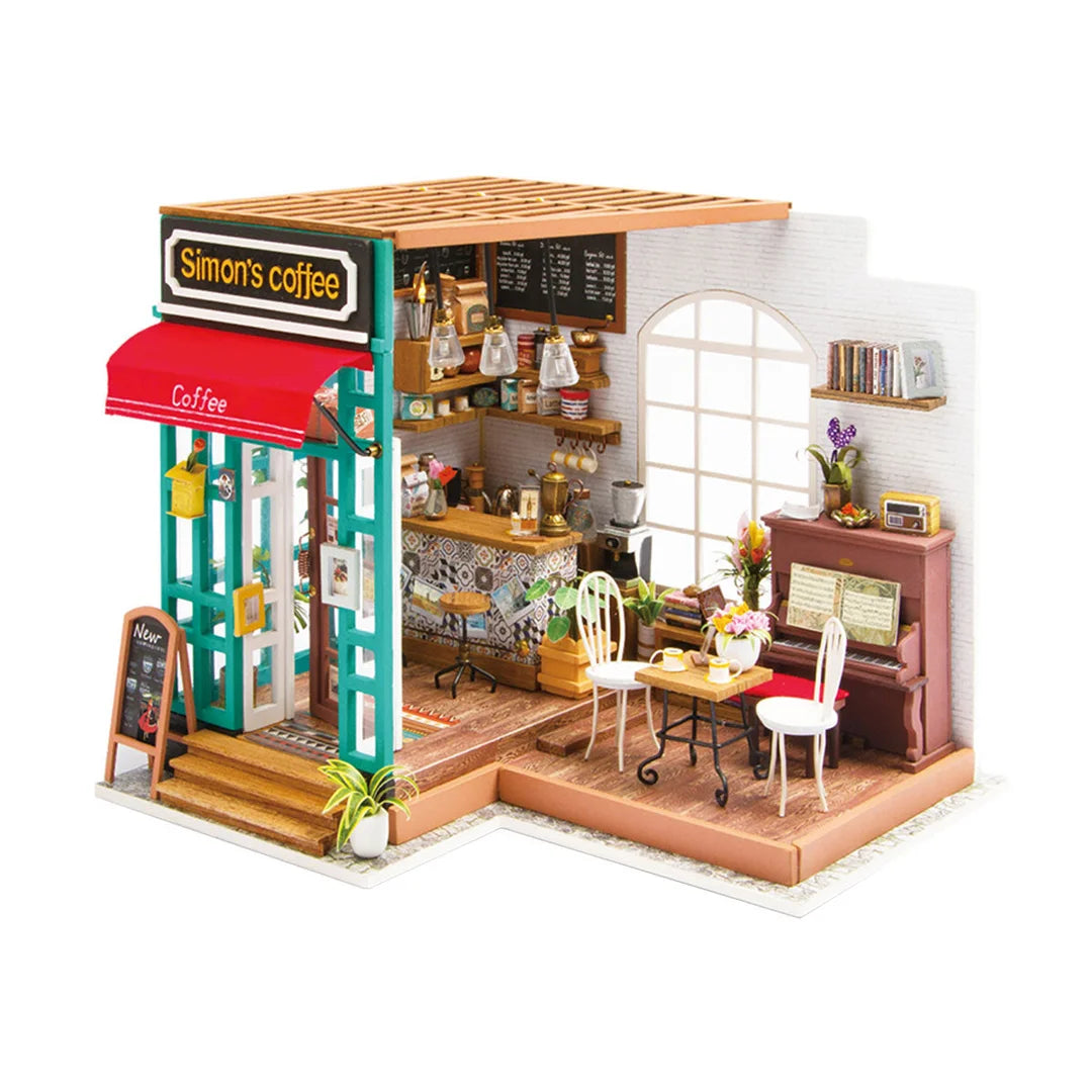 Simon's Coffee Shop DIY Miniature Dollhouse