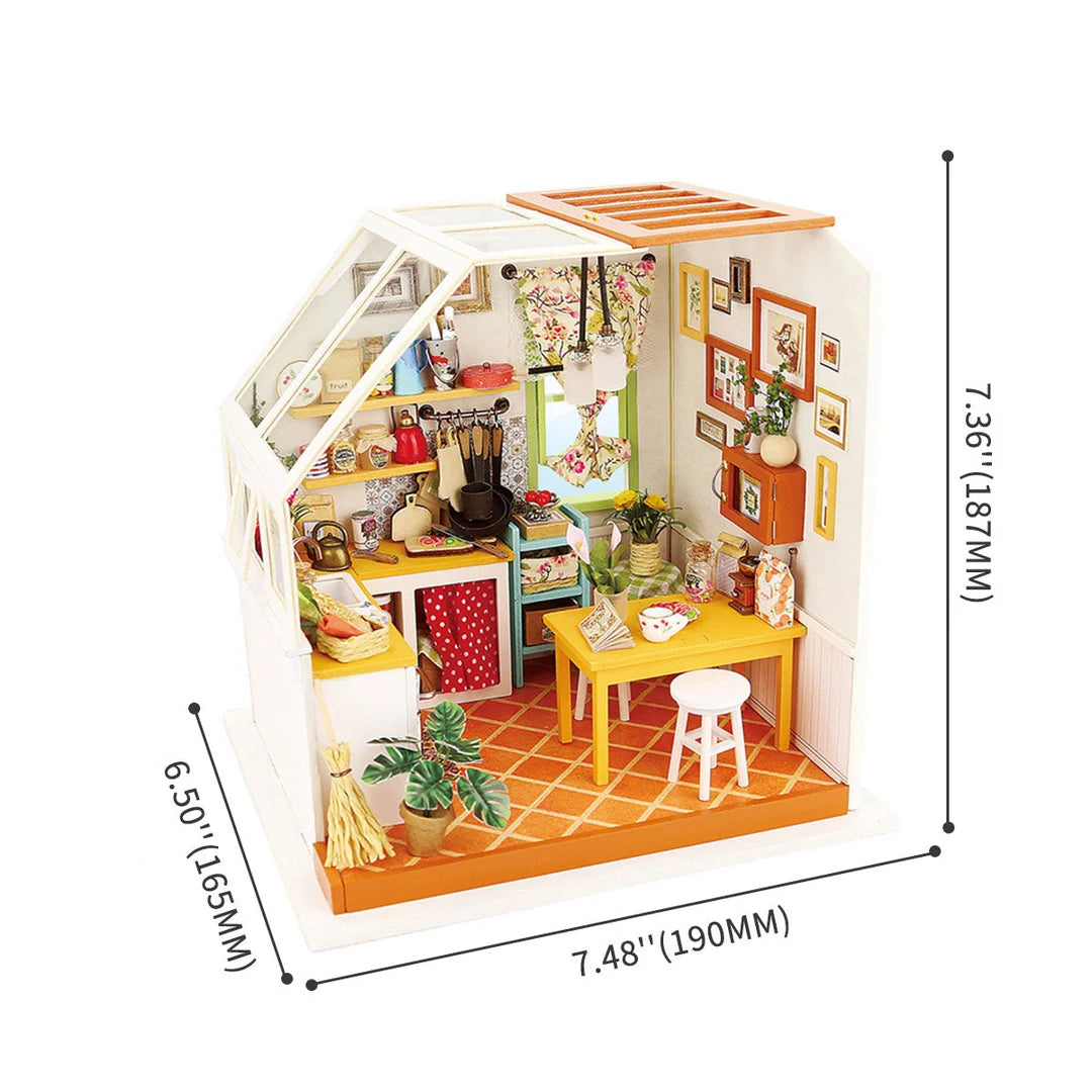 Jason's Kitchen DIY Miniature Dollhouse