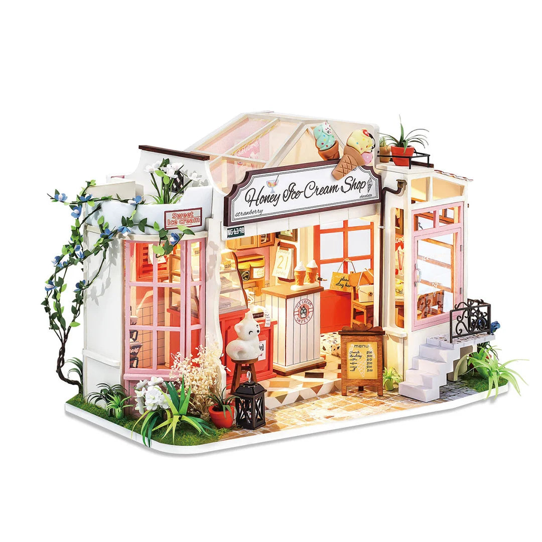 Honey Ice-cream Shop DIY Miniature Dollhouse