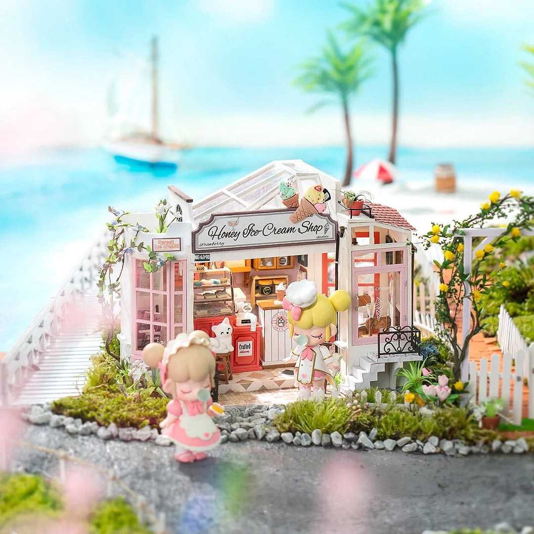 Honey Ice-cream Shop DIY Miniature Dollhouse