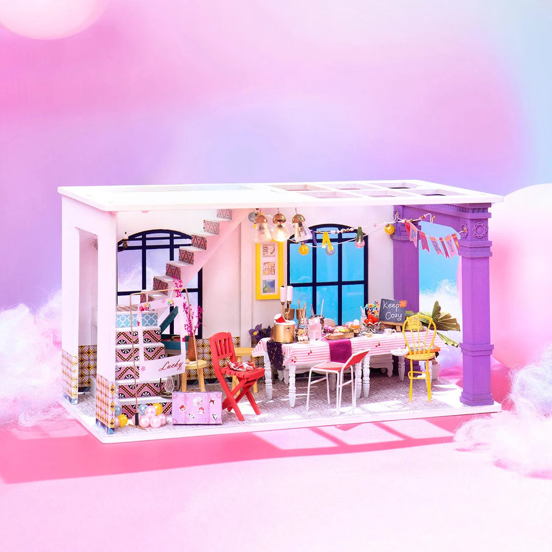 Party Time DIY Miniature Dollhouse