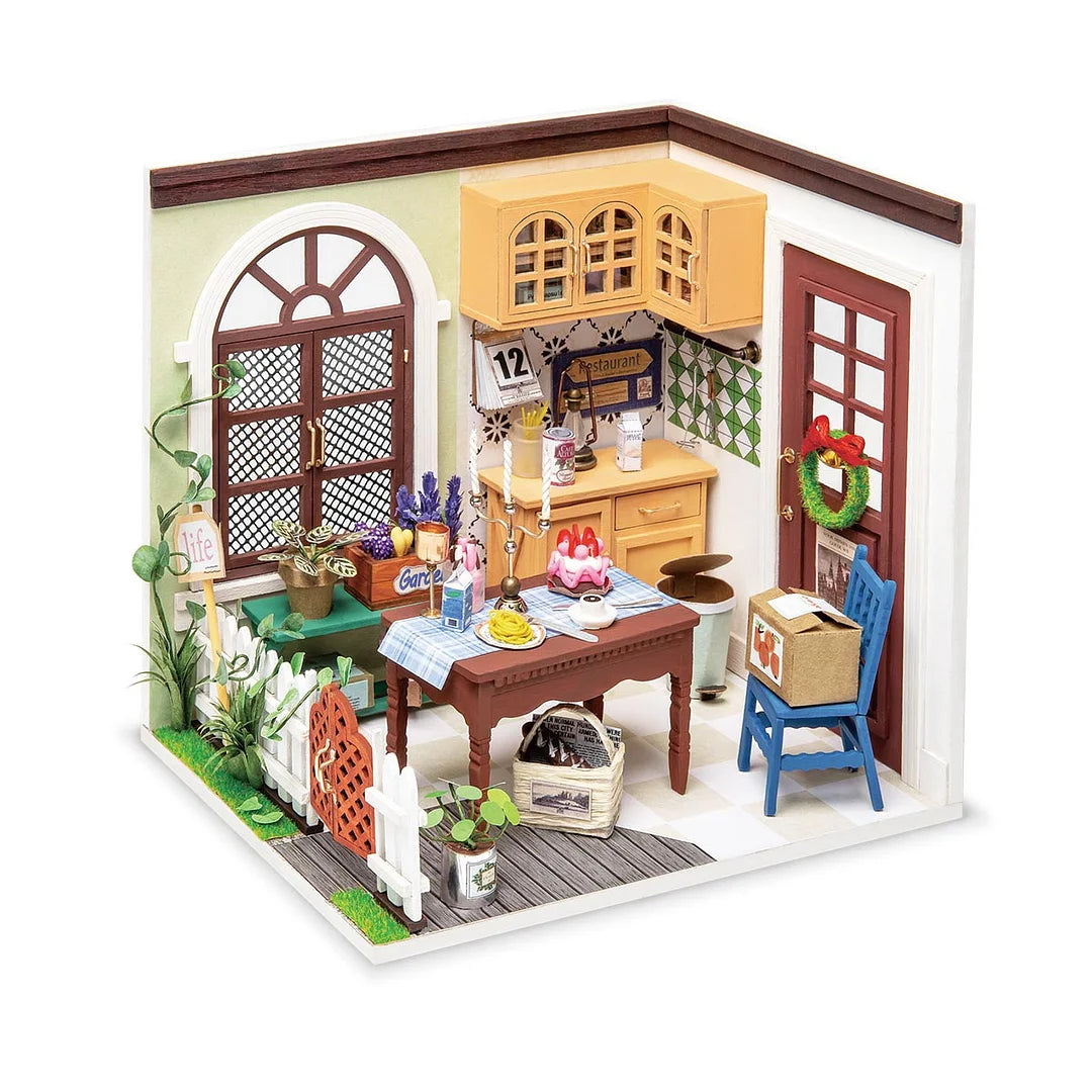 Charlie's Dining Room DIY Miniature Dollhouse