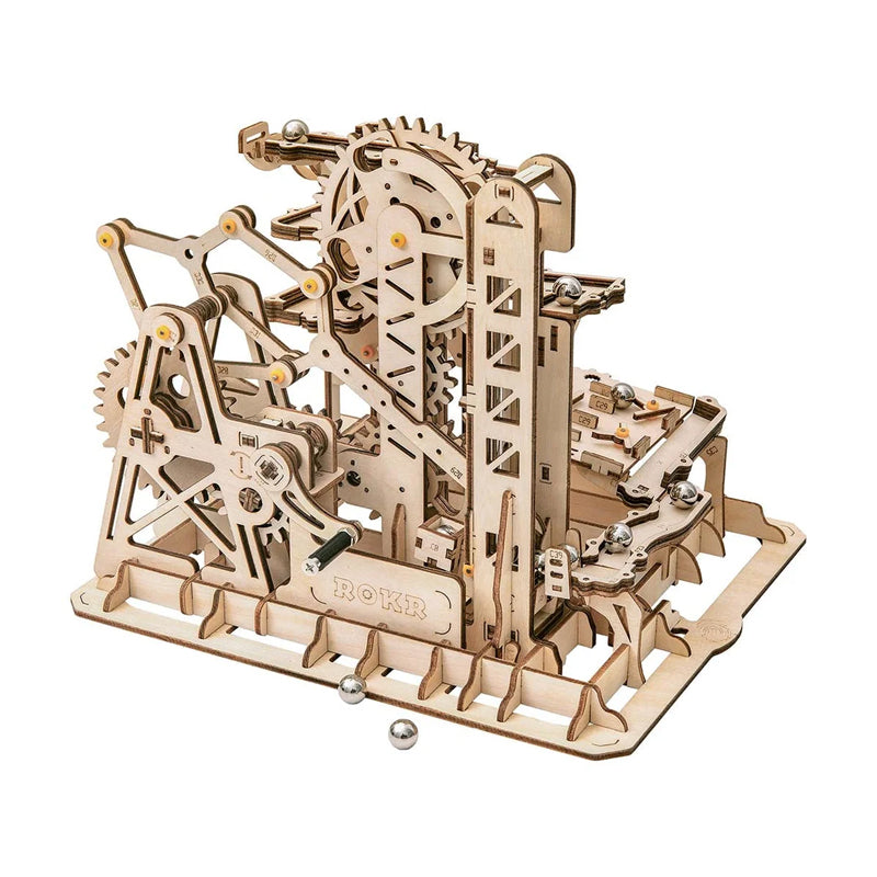 Robotime Marble Climber Fortress 3D Wooden Puzzle Marble Run