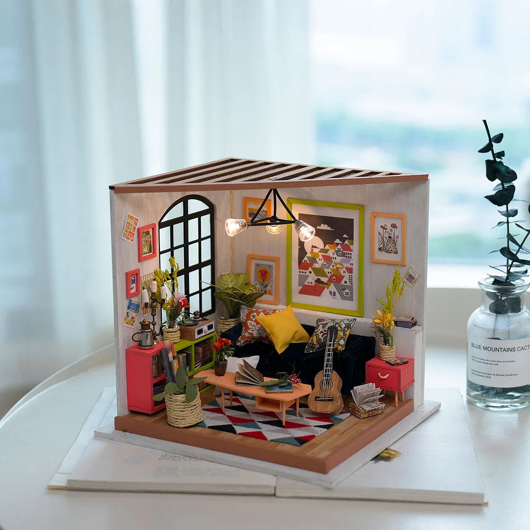 Locus's Sitting DIY Miniature Dollhouse