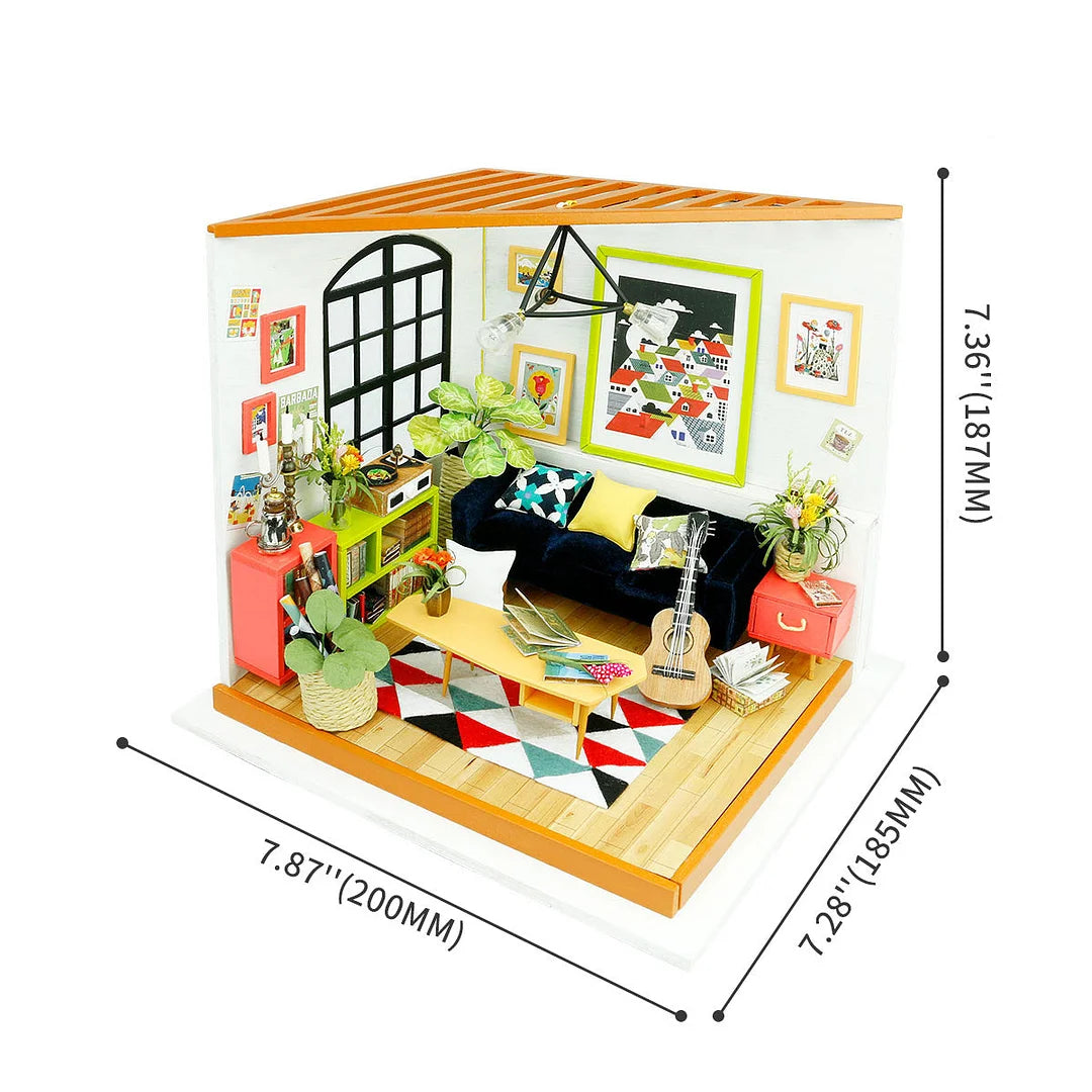 Locus's Sitting DIY Miniature Dollhouse