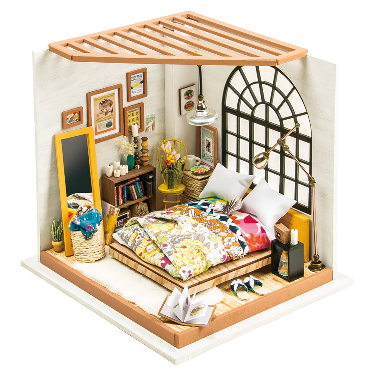 Alice’s Dreamy Bedroom DIY Miniature Dollhouse