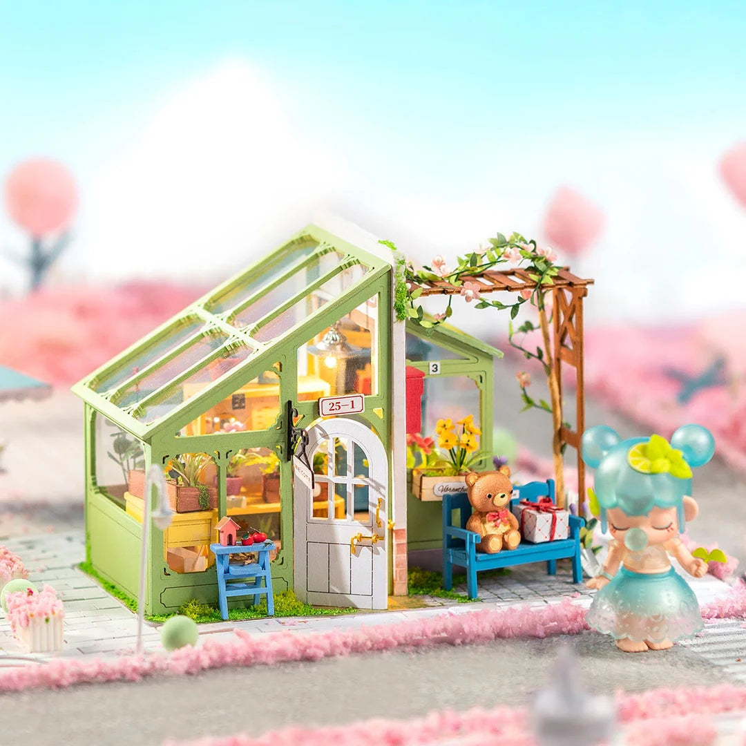 Spring Encounter Flowers DIY Miniature Dollhouse