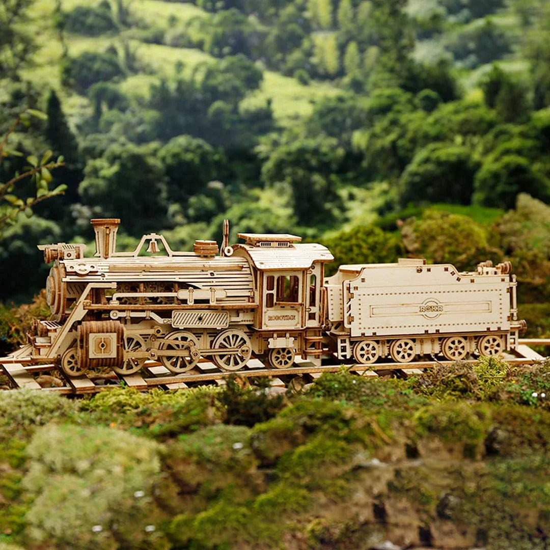 Prime Steam Express Train 3D Wooden Puzzle