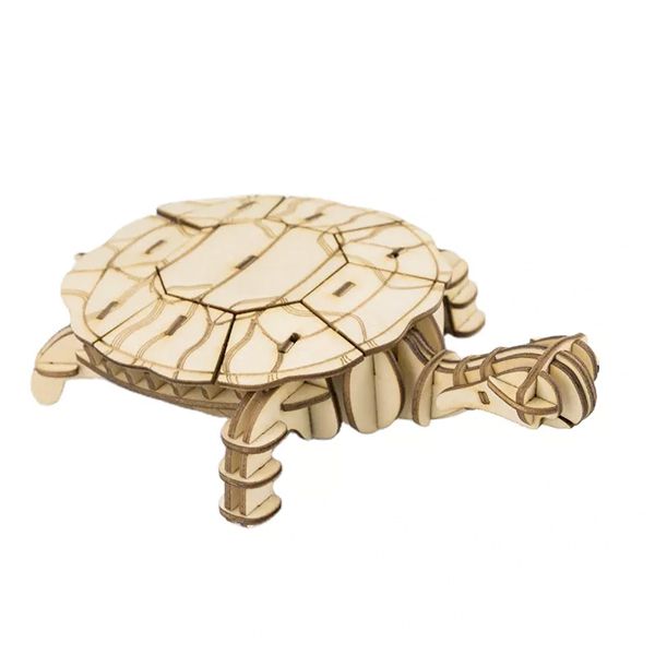 Turtle Animal Modern 3D Wooden Puzzle