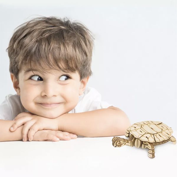 Turtle Animal Modern 3D Wooden Puzzle