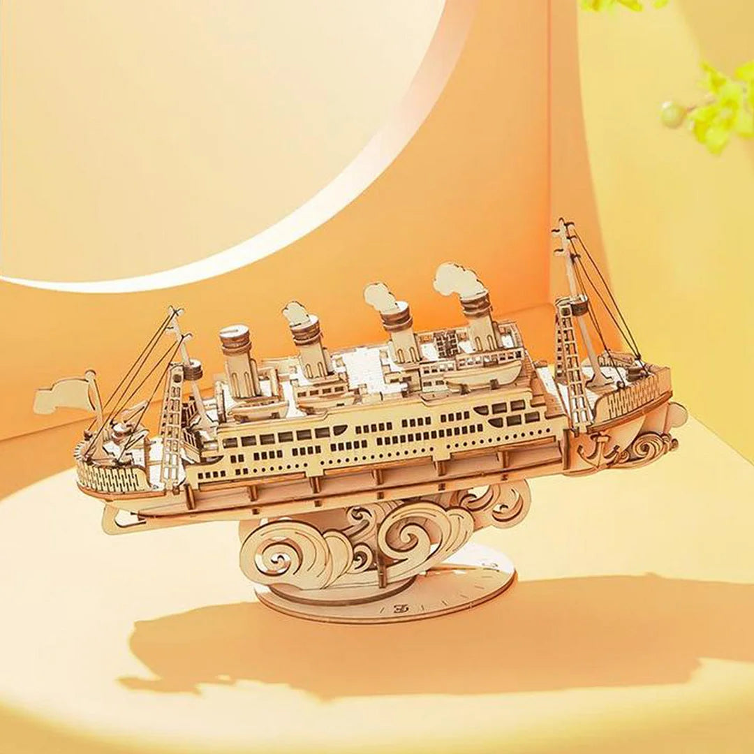 Cruise Ship Modern 3D Wooden Puzzle