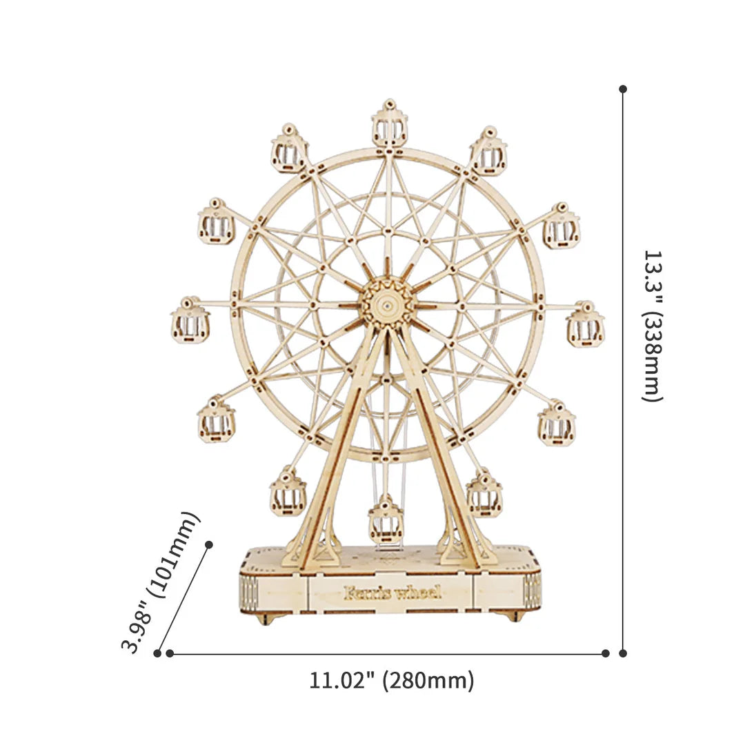 Ferris Wheel 3D Wooden Puzzle Music Box