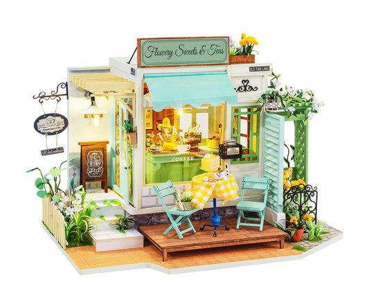 Flowery Sweets & Teas DIY Miniature Dollhouse