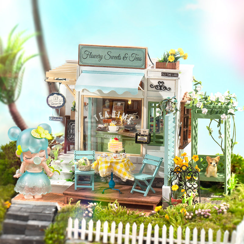 Flowery Sweets & Teas DIY Miniature Dollhouse