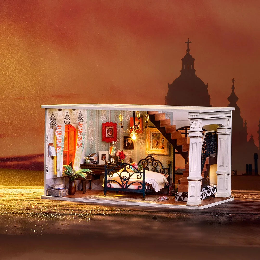 Paris Midnight DIY Miniature Dollhouse