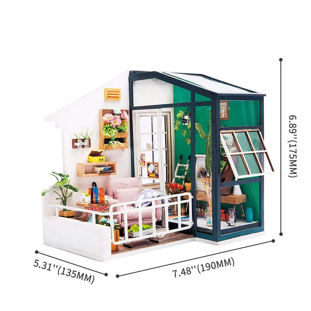 Balcony Daydreaming DIY Miniature Dollhouse