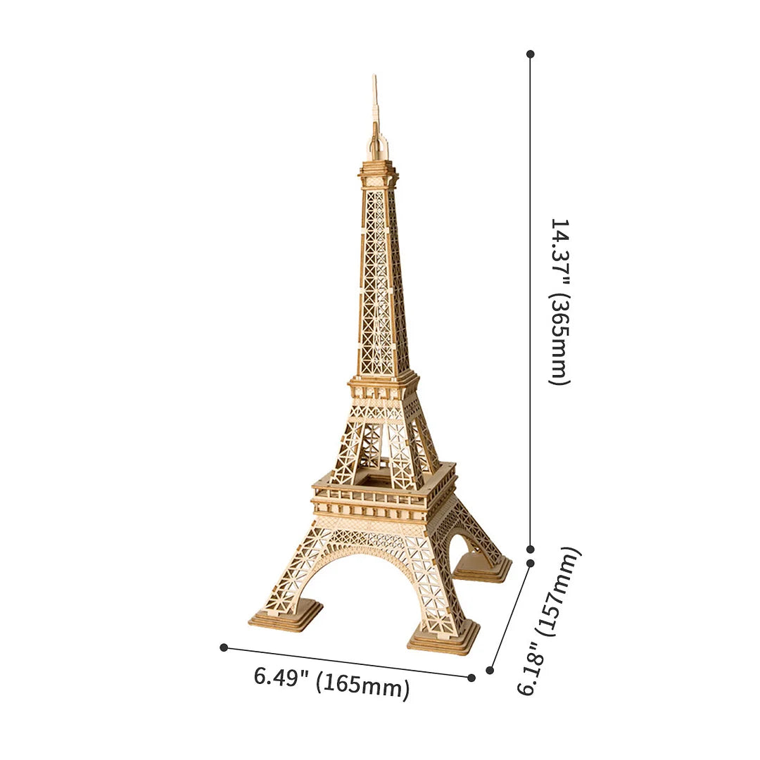 Eiffel Tower Model 3D Wooden Puzzle